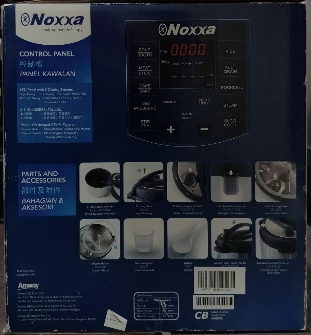 Noxxa Pressure Cooker, TV & Home Appliances, Kitchen Appliances