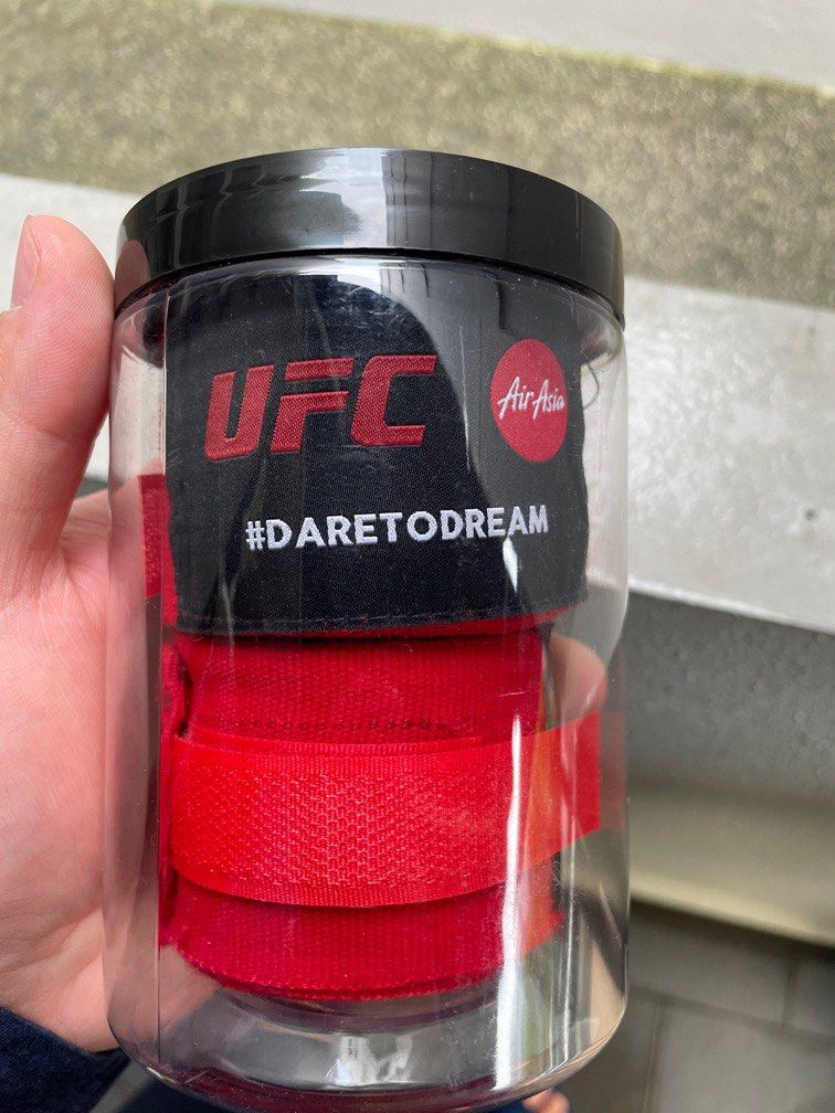 OFFICIAL UFC X AIRASIA BOXING WRAPS, Sports Equipment, Other Sports