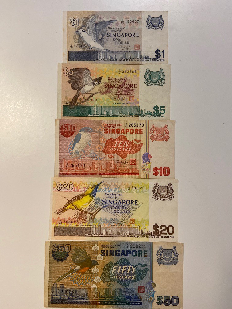Limited Bird Series : Singapore Heritage Notes, Hobbies & Toys ...