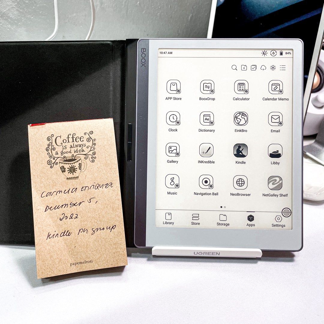 BOOX Leaf e-ink 7インチ Android タブレット
