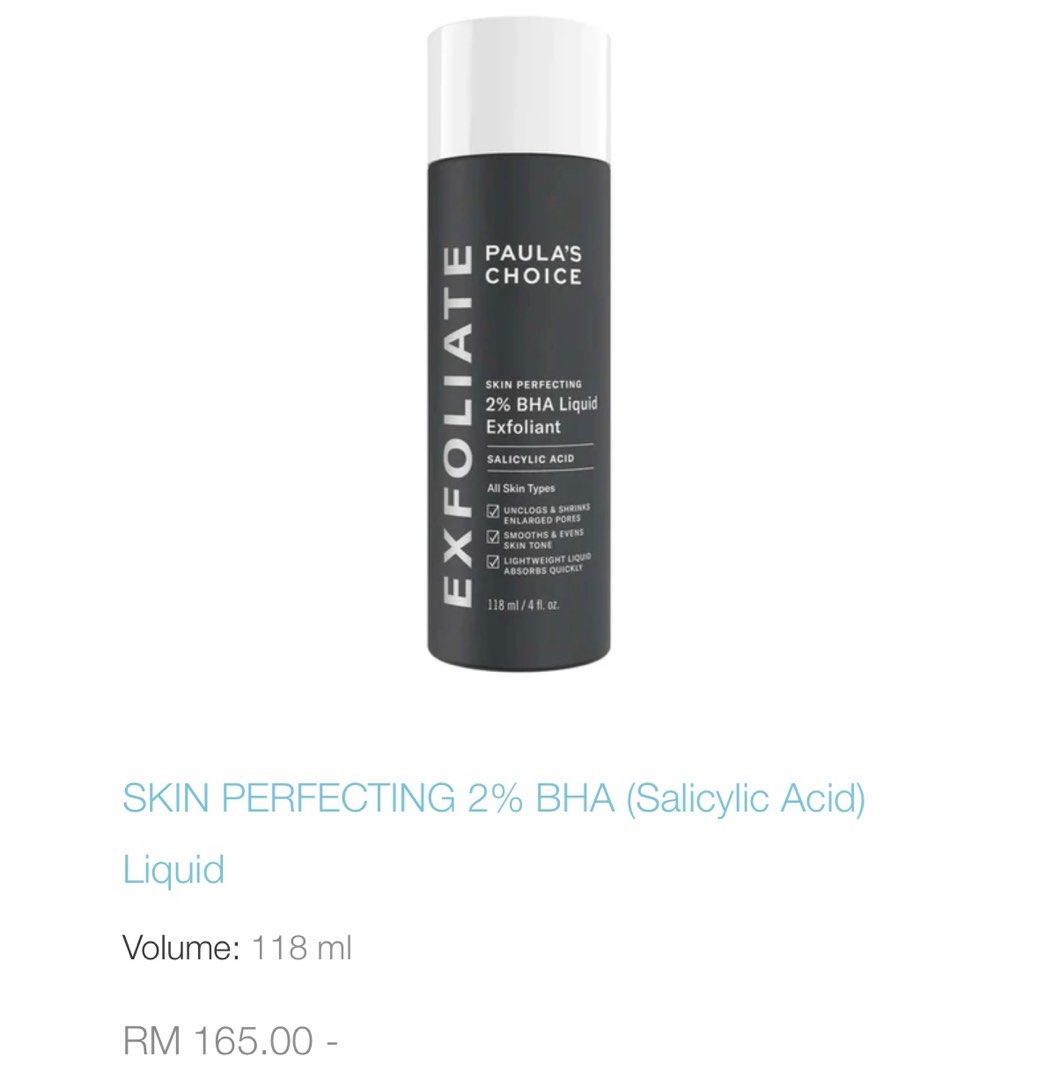 PAULA'S CHOICE 2 BHA Liquid Exfoliant, Beauty & Personal Care, Face