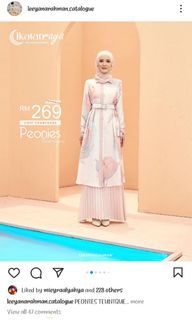 Peonies tunic M