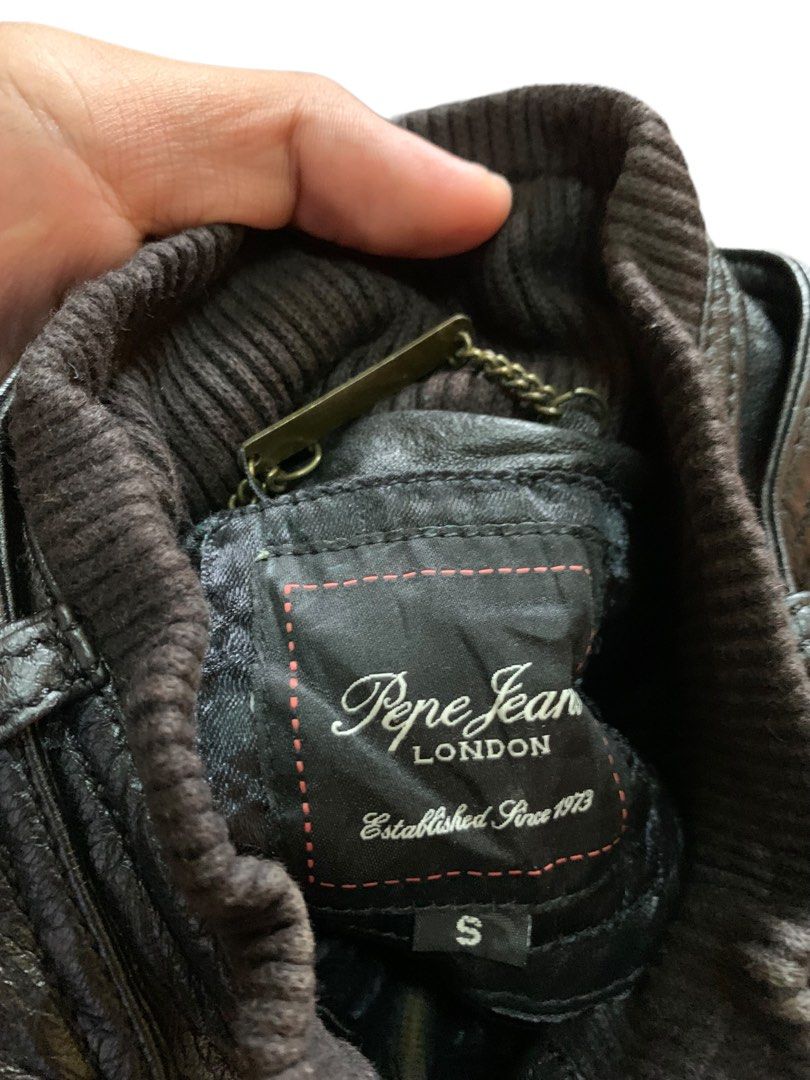 Pepe jeans hotsell leather jacket