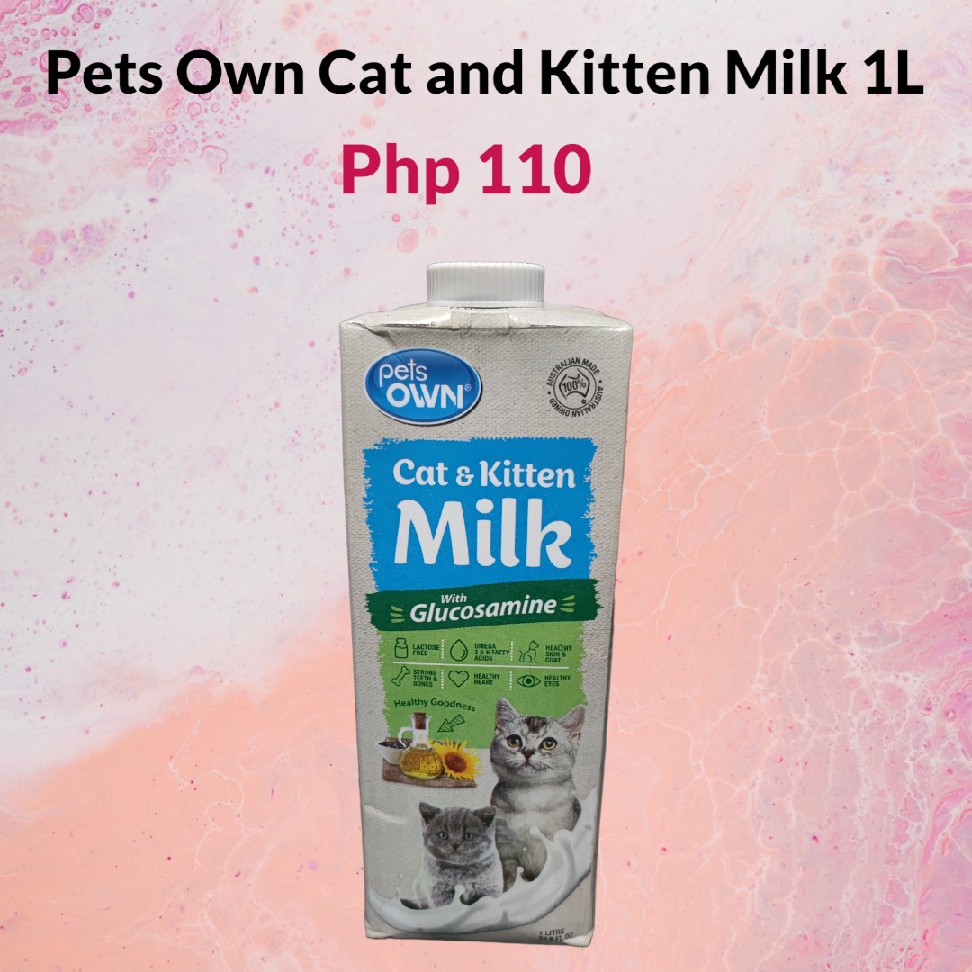 Pets Own Cat And Kitten Milk 1L, Pet Supplies, Pet Food on Carousell