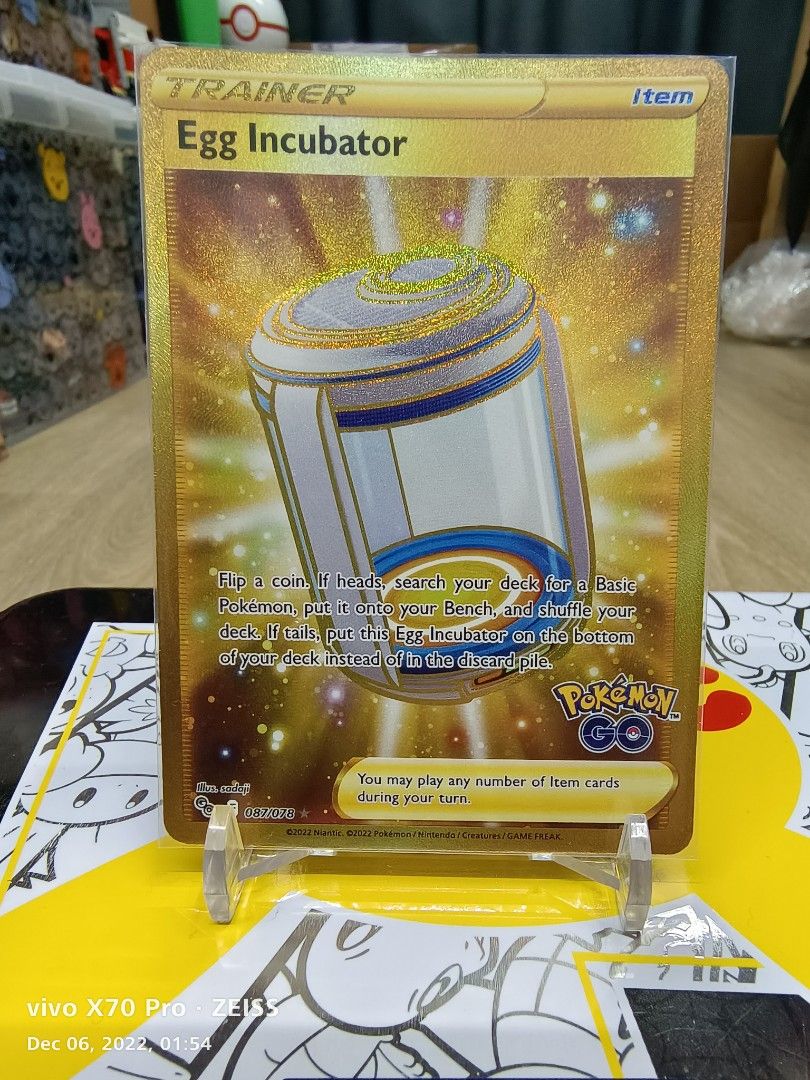 Pokemon Go Egg Incubator Secret Rare, Hobbies & Toys, Toys & Games on