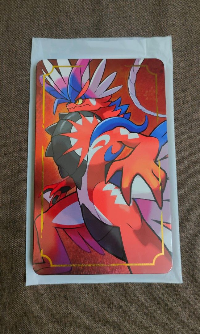 Pokemon Scarlet Steel Book (Category: Nintendo) located in Binan City. Submitted by akinas (Listing ID 1201206050, Image 1). Description: Selling Pokémon Scarlet Steel Book = PHP 750.00 Note: -Brand New -No dents PM or text me 091five-1O5-1four09 for inquiries Meet-up location: Biñan Olivarez/Biñan NAPOCOR/Alabang Festival Mall/LRT Gil Puyat Station/PNR Dela Rosa Station Open for shipping (All shipping fees shall be shouldered by the buyer) Avail