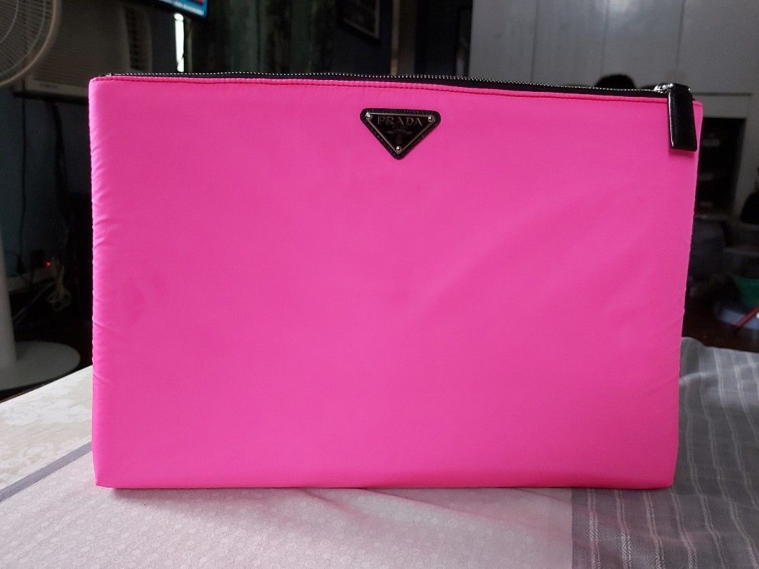 Prada Laptop Pouch, Luxury, Bags & Wallets on Carousell