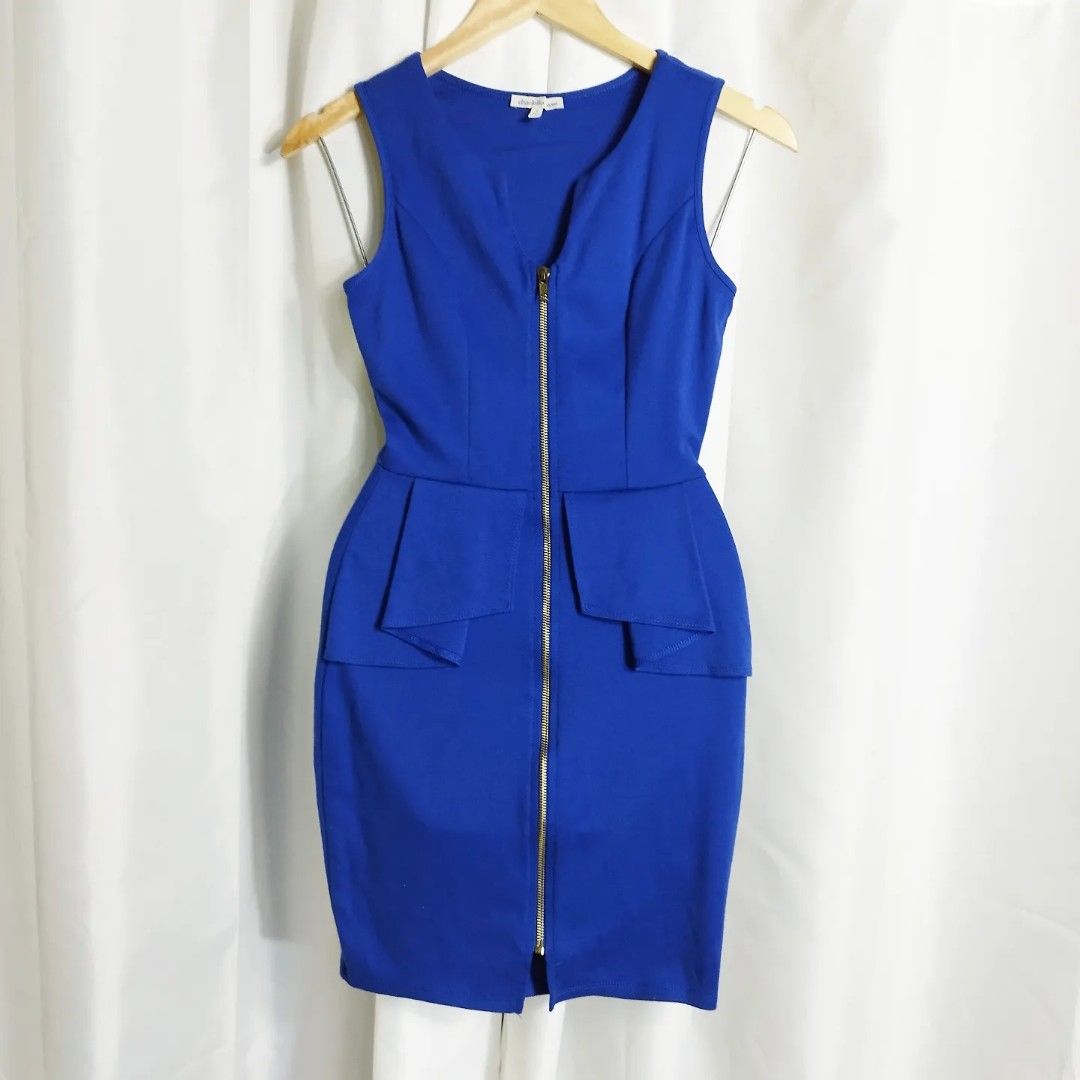 Charlotte russe blue dress hotsell