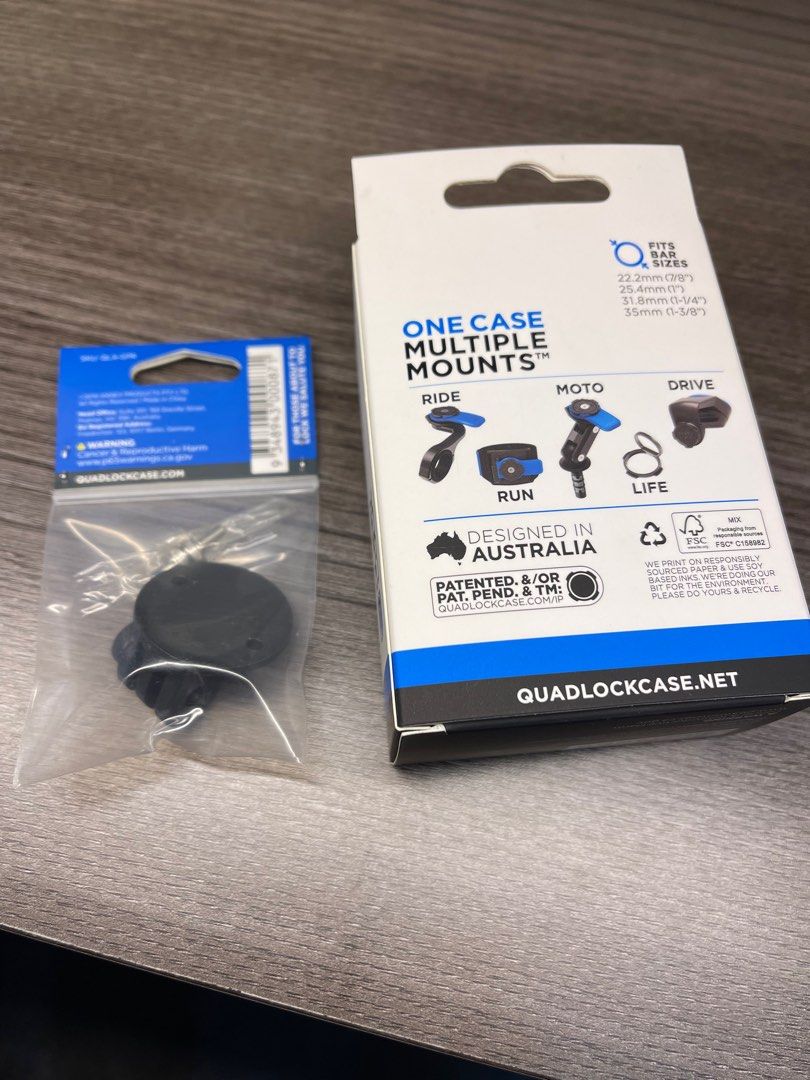 Quadlock Out Front Mount + Camera Light Adaptor, Sports Equipment