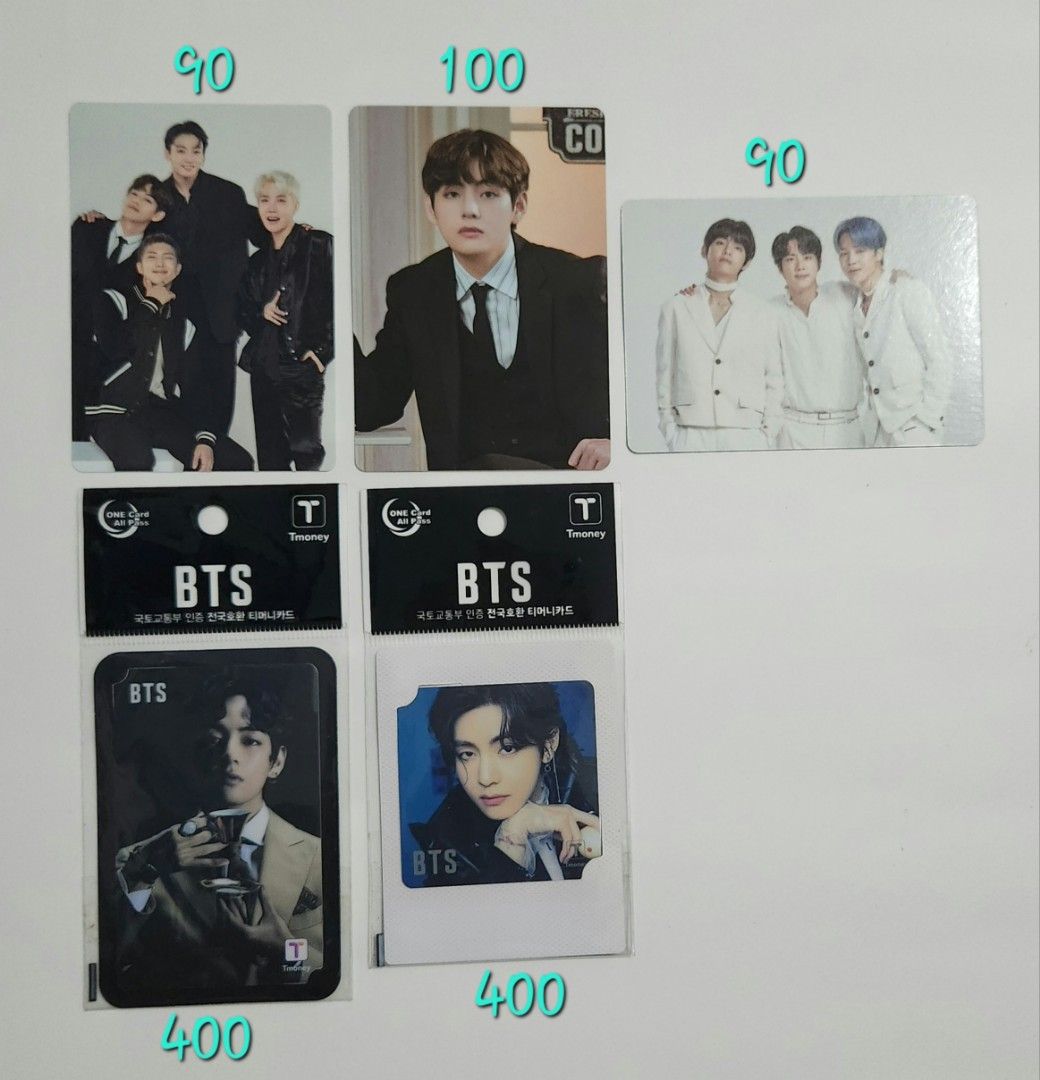 Red Velvet Joy |Bts Taehyung Album & Non-Album Photocards | Jhope Wings  Compact Proof