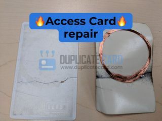 Repair your RFID access card, iClass access card, SEOS access card, ISC access card, Enigma access card
