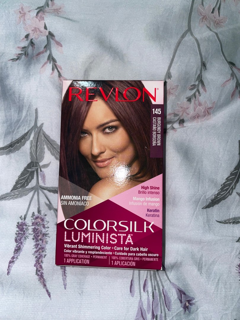 Revlon Coloursilk Luminista Purple Burgundy Brown Hair Dye, Beauty &  Personal Care, Hair on Carousell