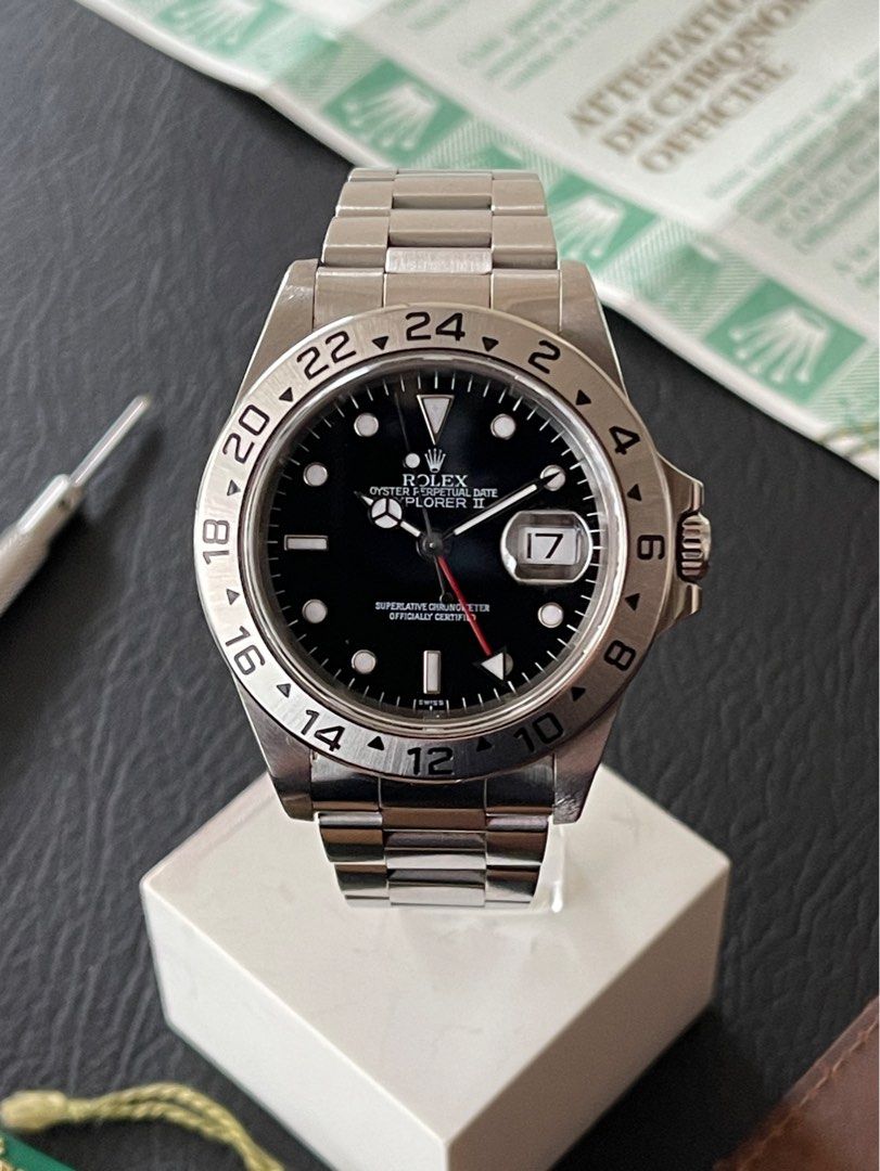 Rolex Explorer 2 16570 Black Swiss-Only Dial
