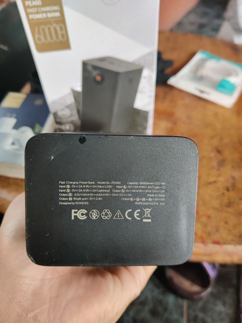 Romoss PEA60 Powerbank 60000 mAh, Mobile Phones & Gadgets, Mobile ...