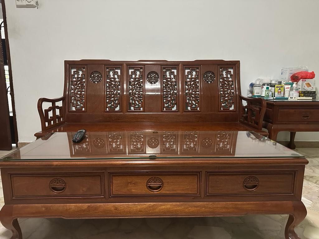 Rosewood furnitures, Furniture & Home Living, Furniture, Tables & Sets