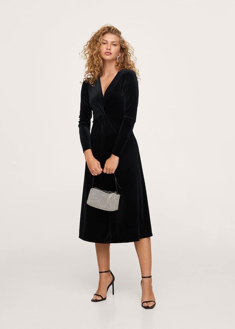 Mango suede dress hotsell