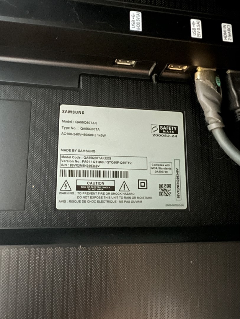 Samsung qa55q60tak clearance