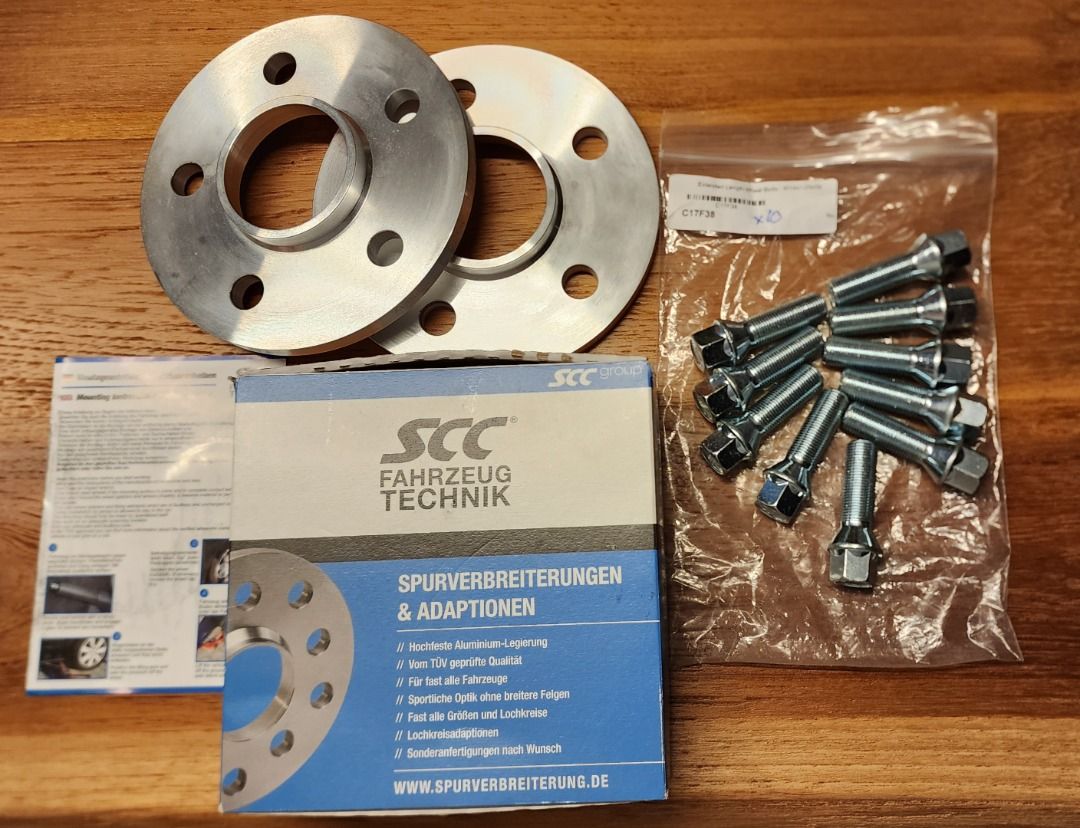 New ! SCC Wheel Spacer 10mm (Made in Germany) for BMWs (G30), Car