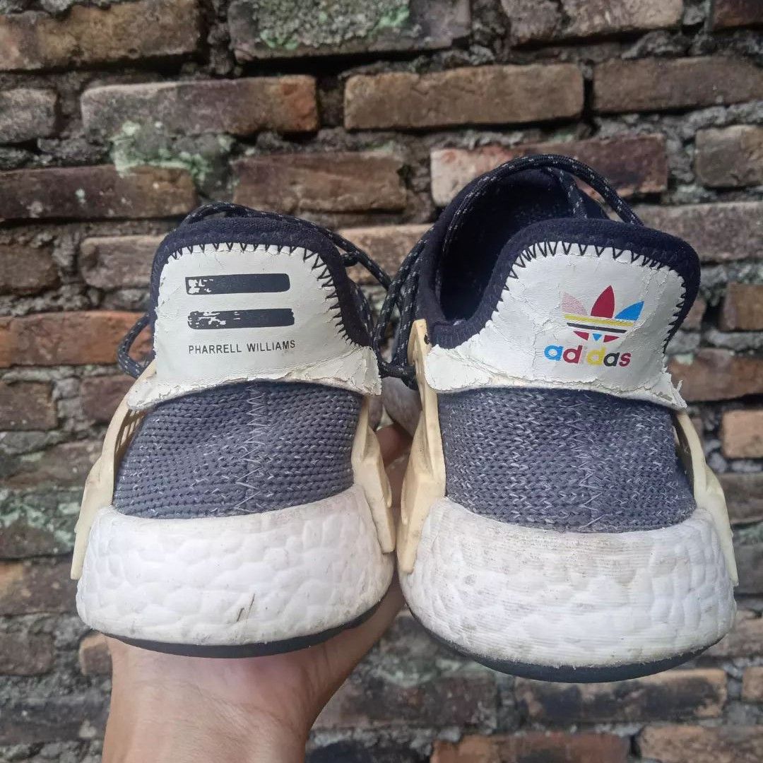 sepatu Adidas X Pharrell Williams Human Race NND Trail Oreo second original  nike yezzy crocs lacoste hermes balenciaga bape, Fesyen Pria, Sepatu ,  Sneakers di Carousell