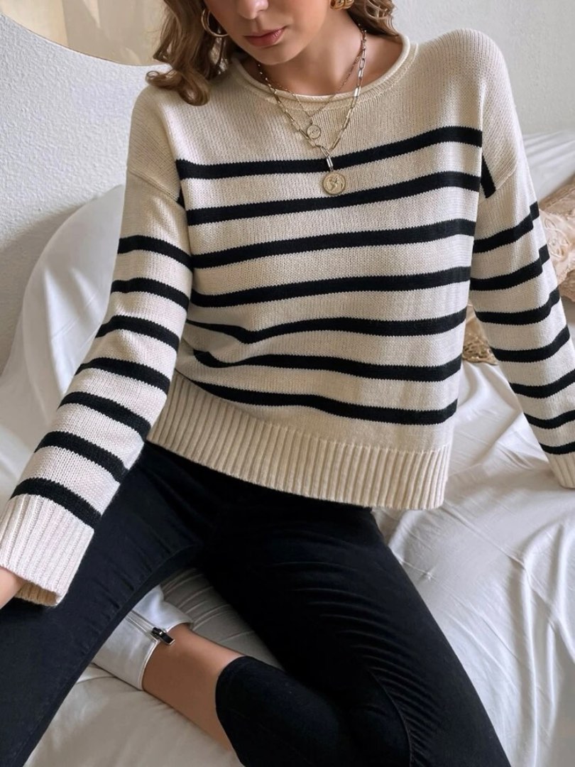 Shein striped sweater 2025