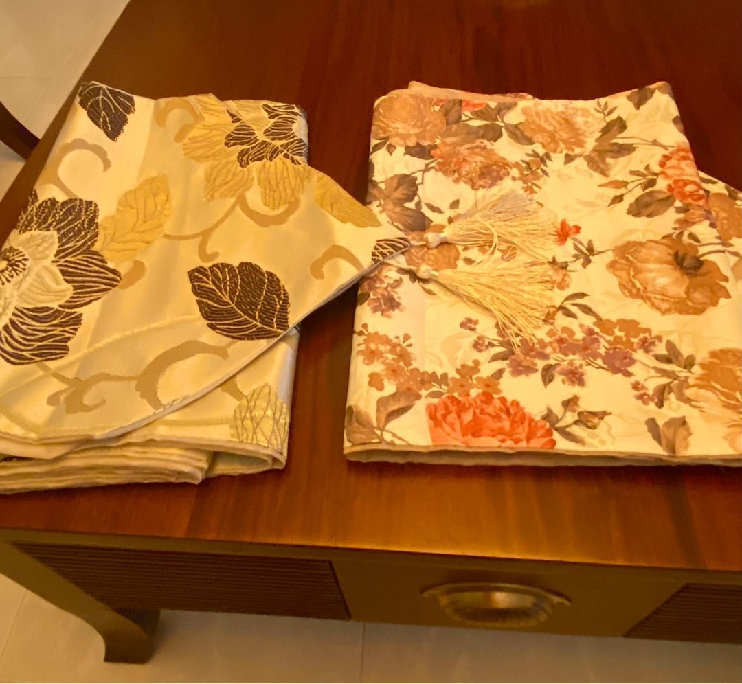 Silk Table Runner, Furniture & Home Living, Home Decor, Carpets, Mats