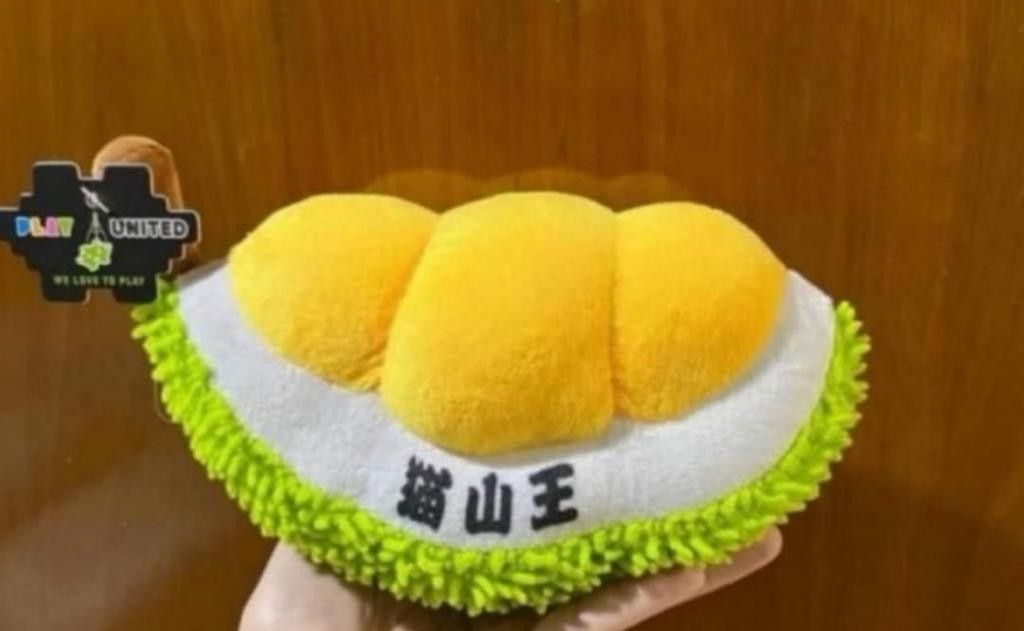 Singapore food series quarter durian soft toy plush plushie d24 Mao