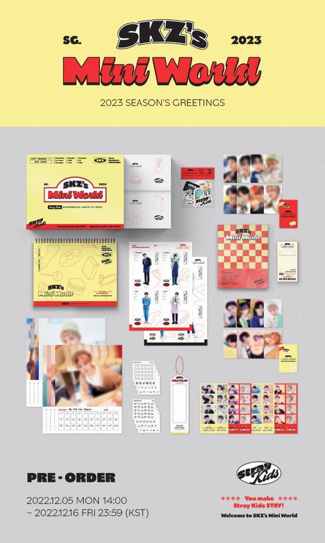 SKZ STRAY KIDS SEASON GREETING 2023, Hobbies & Toys, Memorabilia