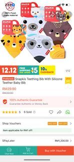 Snapkis Teething Bib