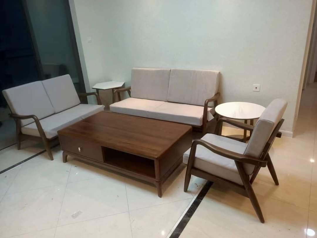 Solidwood armchair sofa (Category: Sofas) located in Quezon City. Submitted by furniturefinds888 (Listing ID 1201093786, Image 2). Description: available onhand 1 seater 10,500 2 seater 13,000.