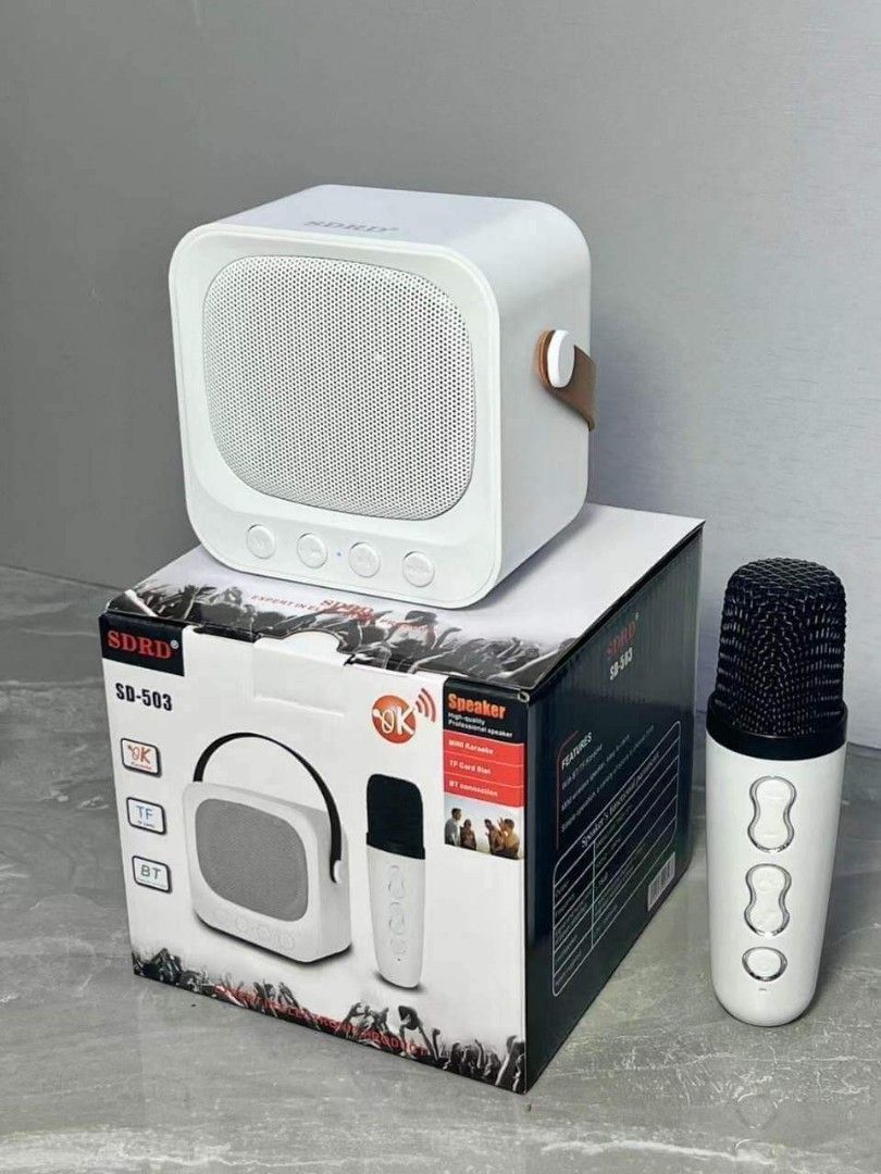 Speaker Bluetooth+mic sdrd SD 503 mini karaoke tf high quality cute  designs, Audio, Soundbars, Speakers & Amplifiers on Carousell