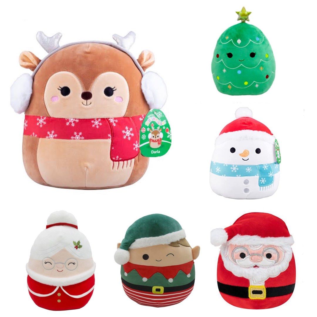 Squishmallows Christmas Squad Plush Toy by Kellytoy, Hobbies & Toys