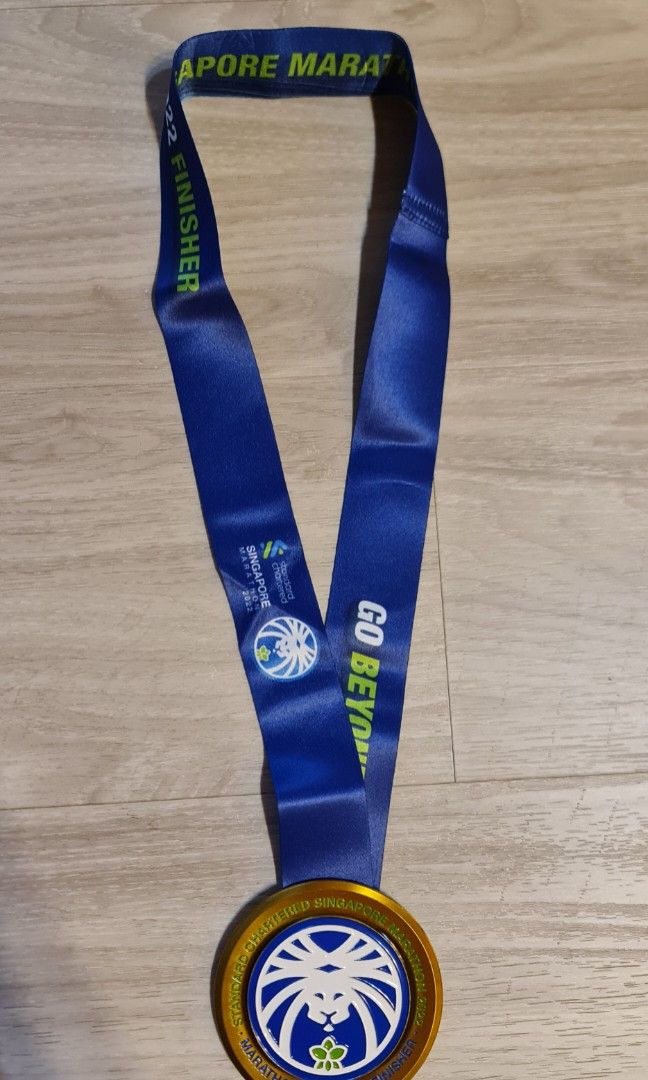 Standard Chartered Singapore Marathon 2022 Finisher medal, Hobbies