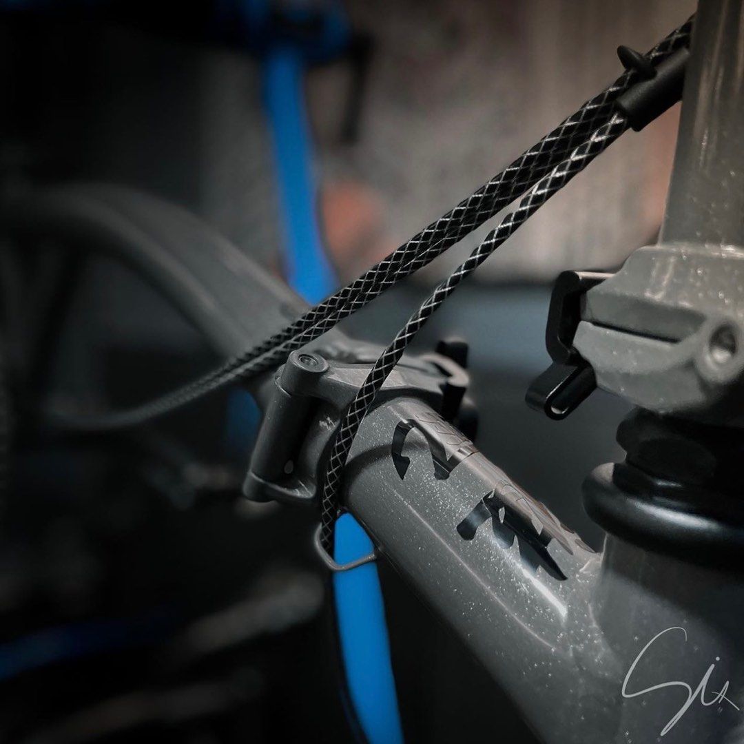 Steel Braided Cable Housing Upgrade Brompton, Sports Equipment