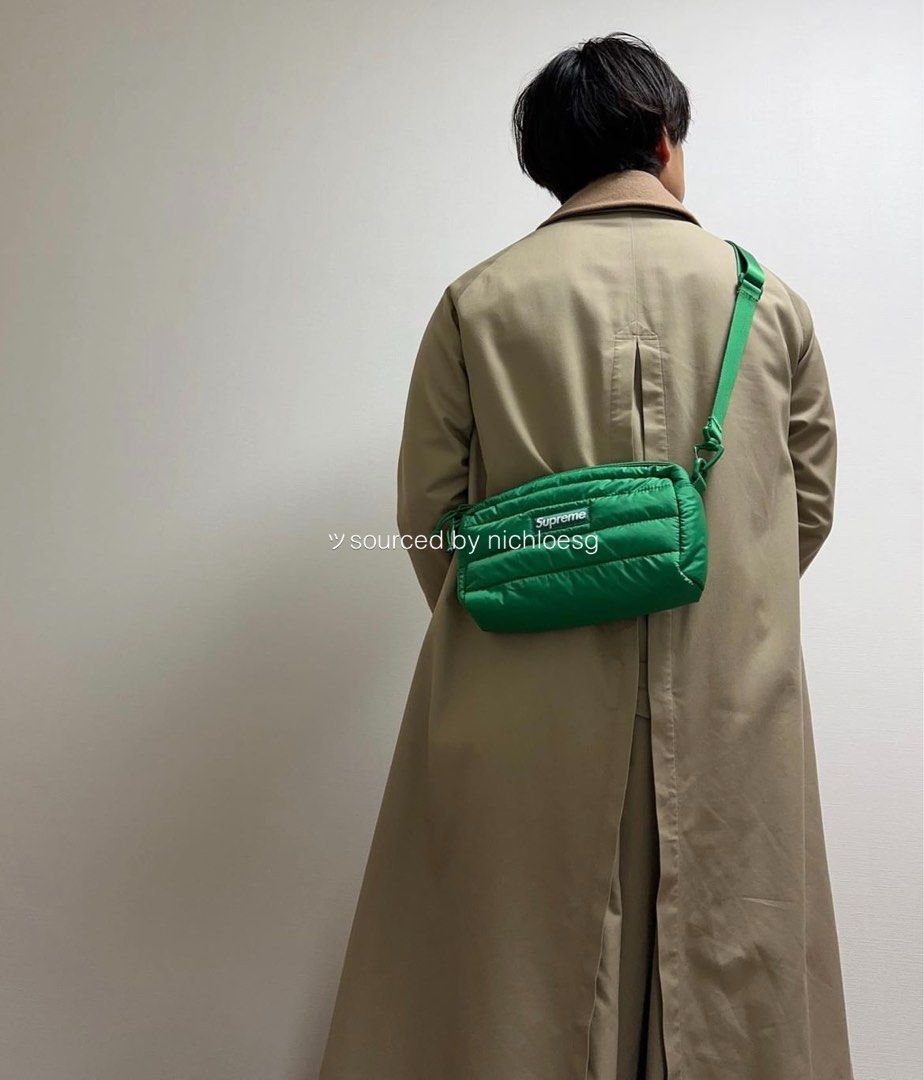 Supreme Puffer Side Bag Green - ショルダーバッグ