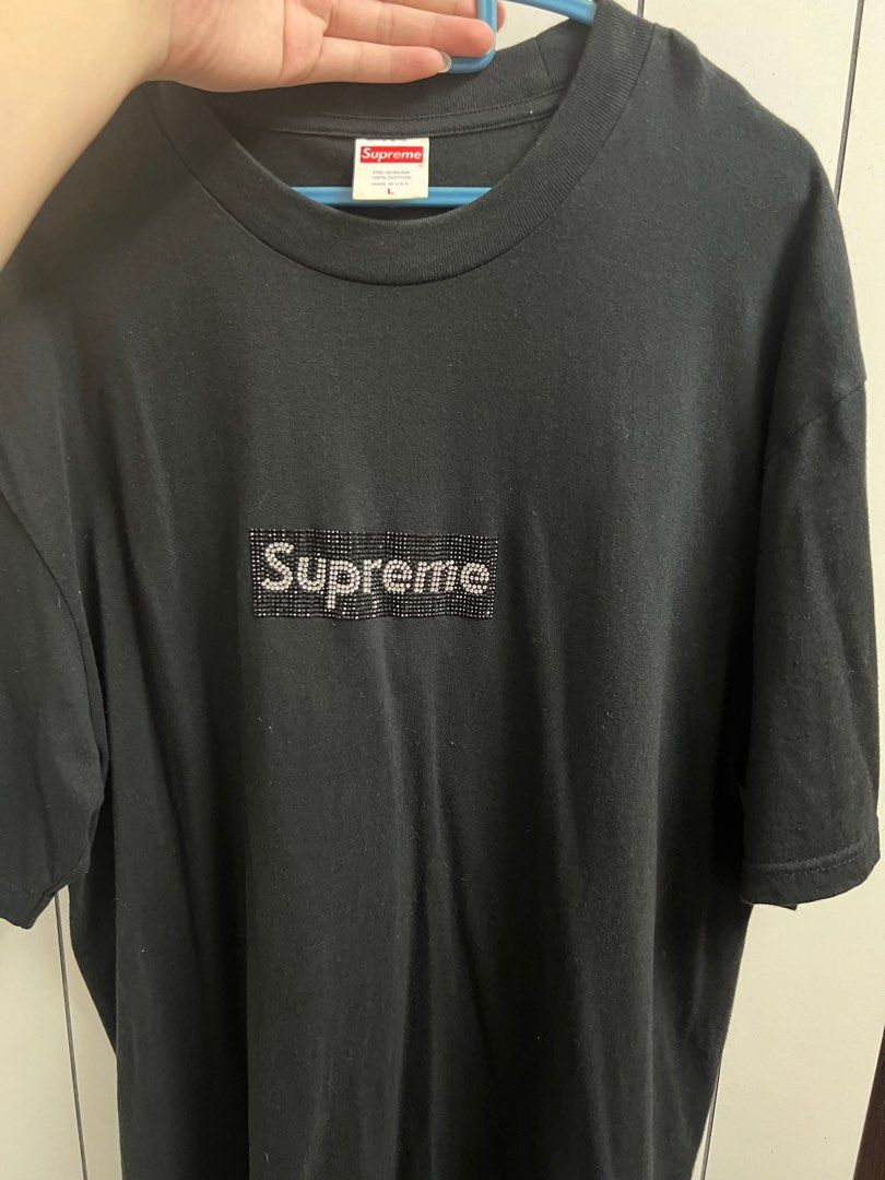 T shirt hotsell supreme x swarovski