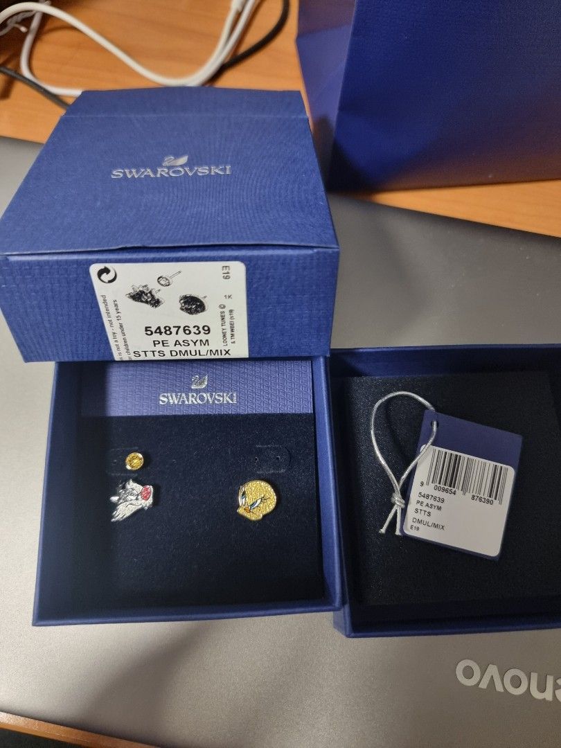 Swarovski shop tweety earrings