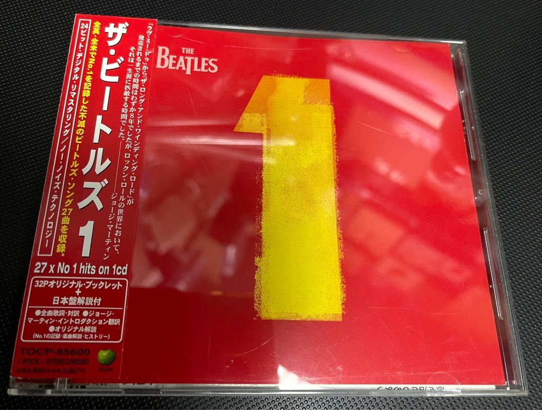 The Beatles 1 CD The Beatles 1 27 × No 1 hits on 1 CD 極靚聲日本