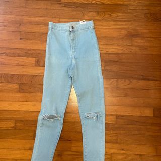 Topshop ripped joni jeans