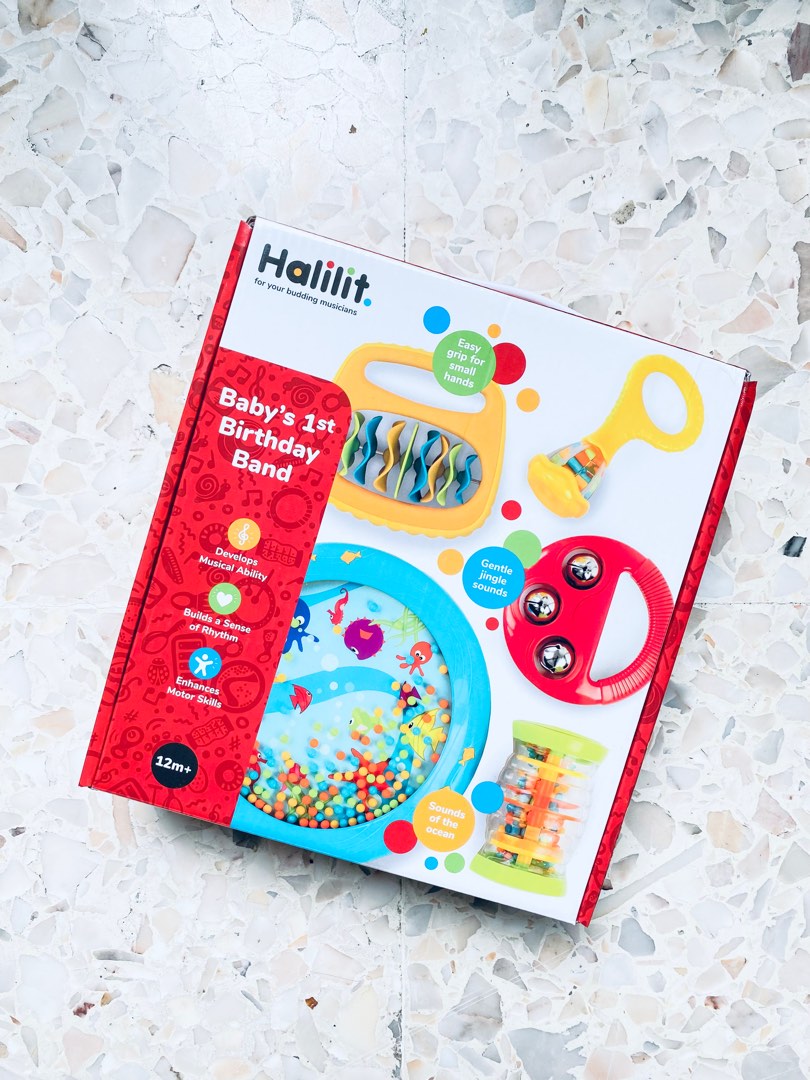 Halilit baby's top first birthday band