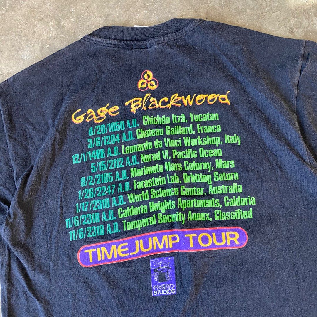Vintage Gage Blackwood Time Jump Tour, Men's Fashion, Tops & Sets
