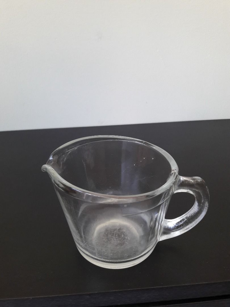 Vintage Glass Measuring Cups (Pair), Furniture & Home Living