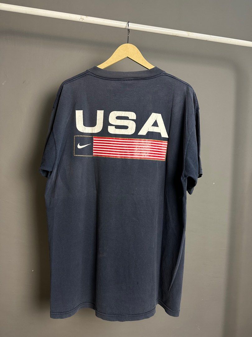 Vintage Nike Usa Men s Fashion Tops Sets Tshirts Polo Shirts on Carousell