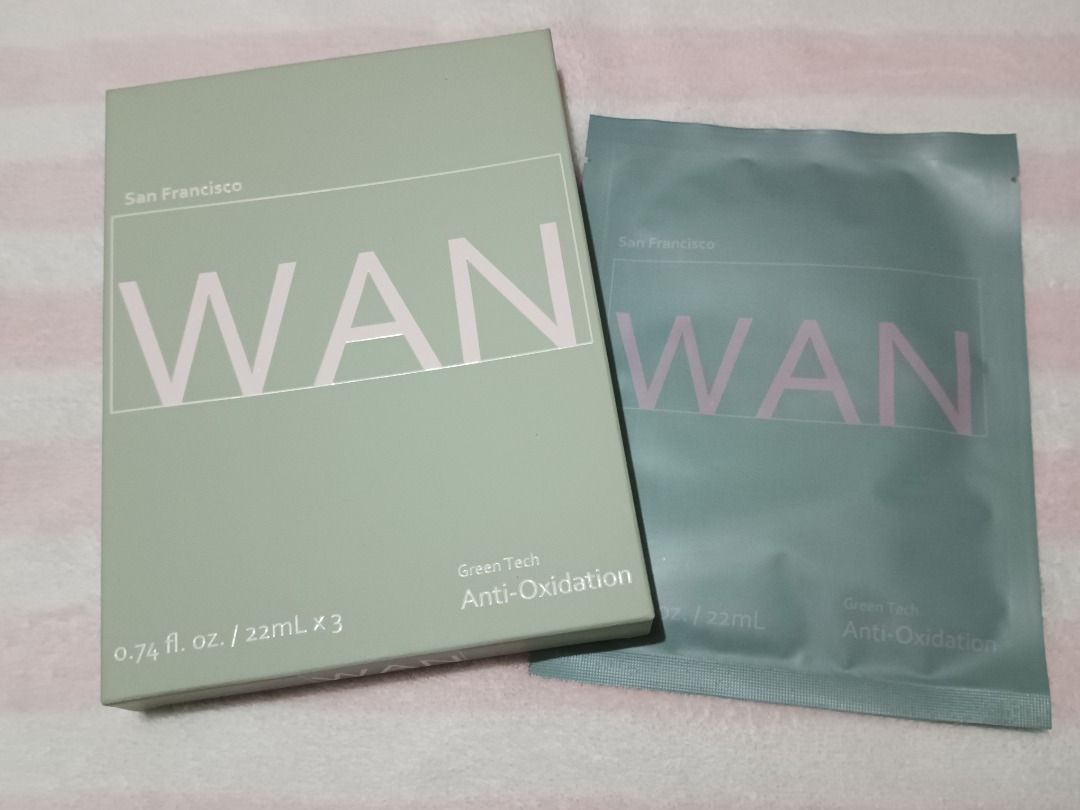 WAN COSMETICS Anti-Oxidation Facial Masks (3 sheets), Beauty & Personal ...