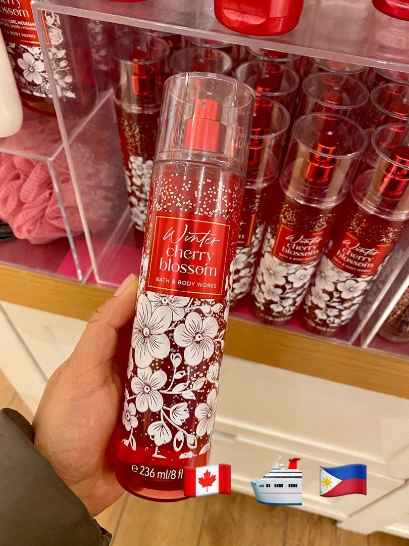Winter Cherry Blossom Bath and Body Works Fragrance mist, Beauty & Personal  Care, Fragrance & Deodorants on Carousell