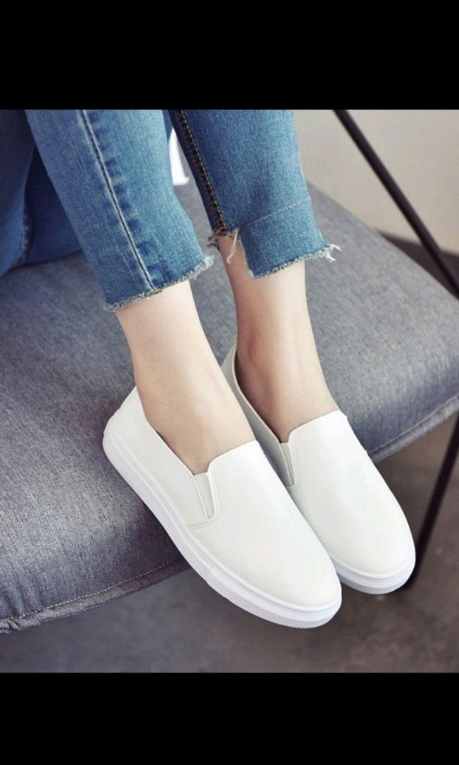 White slip clearance ons womens