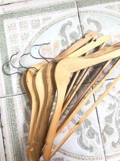 Wood Hangers 100 for sale