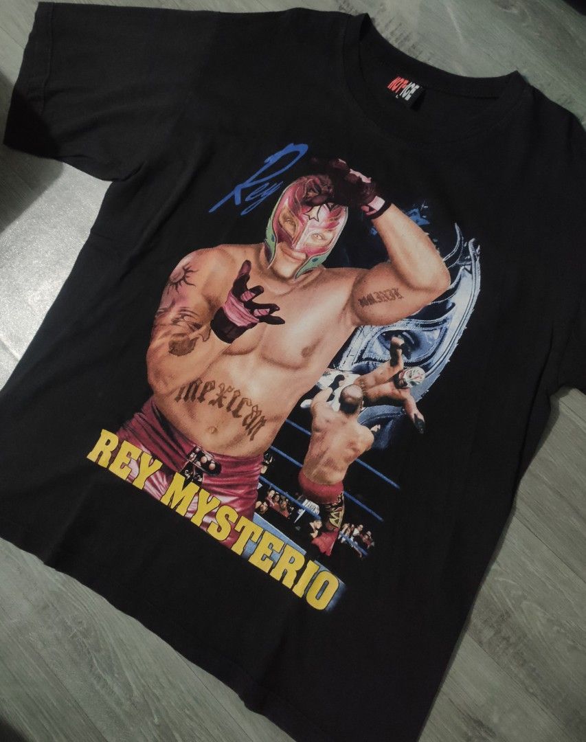 WWE REY MYSTERIO, Men's Fashion, Tops & Sets, Tshirts & Polo Shirts on