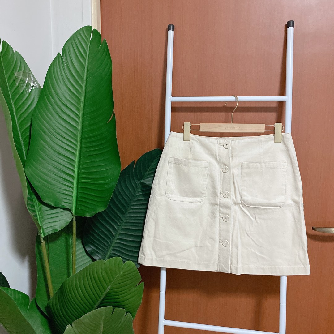Button down skirt xl online