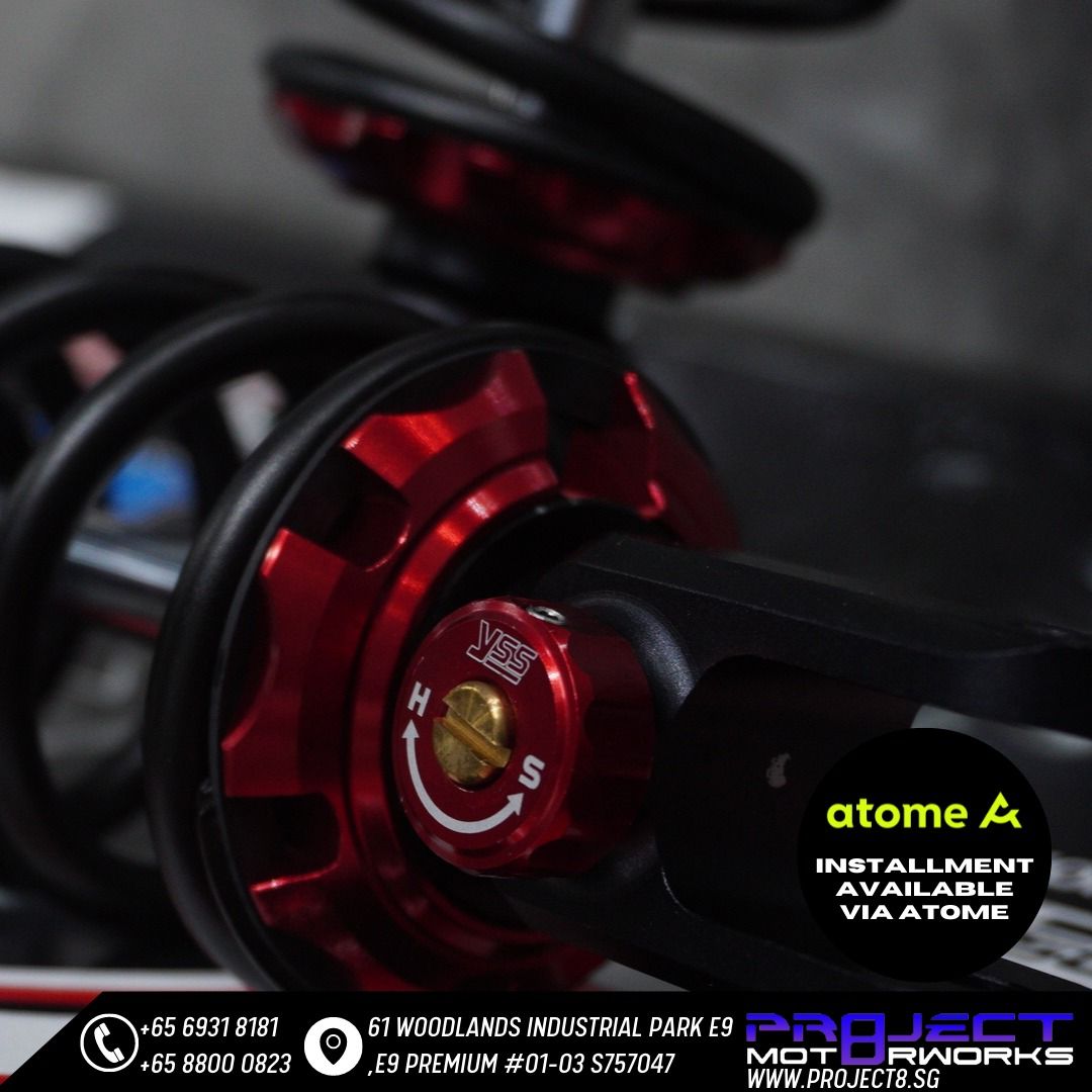 YSS G SPORT SUSPENSION YAMAHA AEROX NMAX SNIPER XSR R15 XMAX