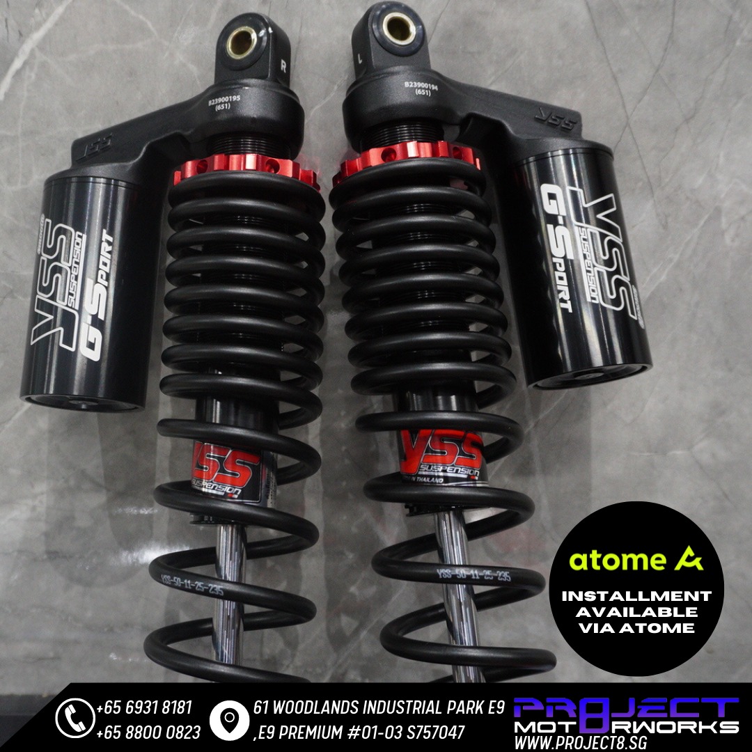 YSS G SPORT SUSPENSION YAMAHA AEROX NMAX SNIPER XSR R15 XMAX